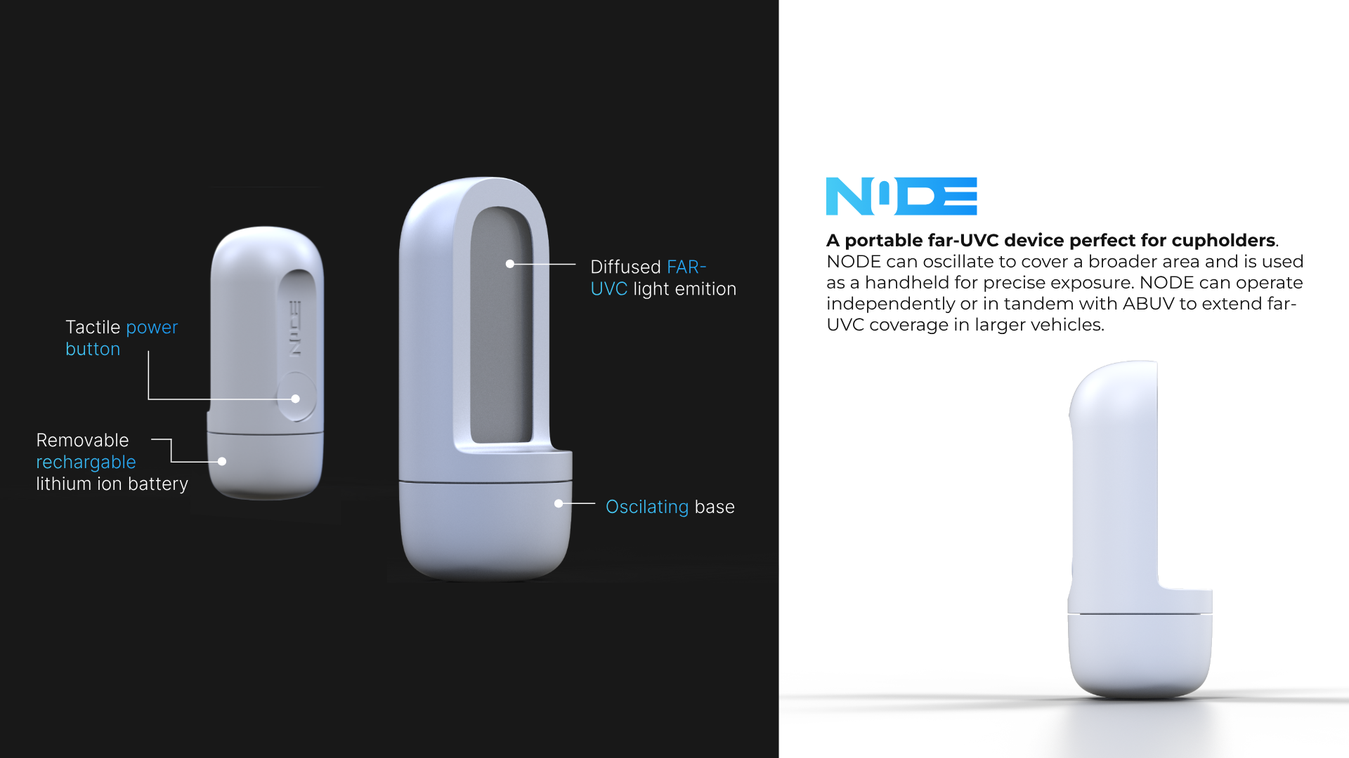Node — surface and air sanitization device