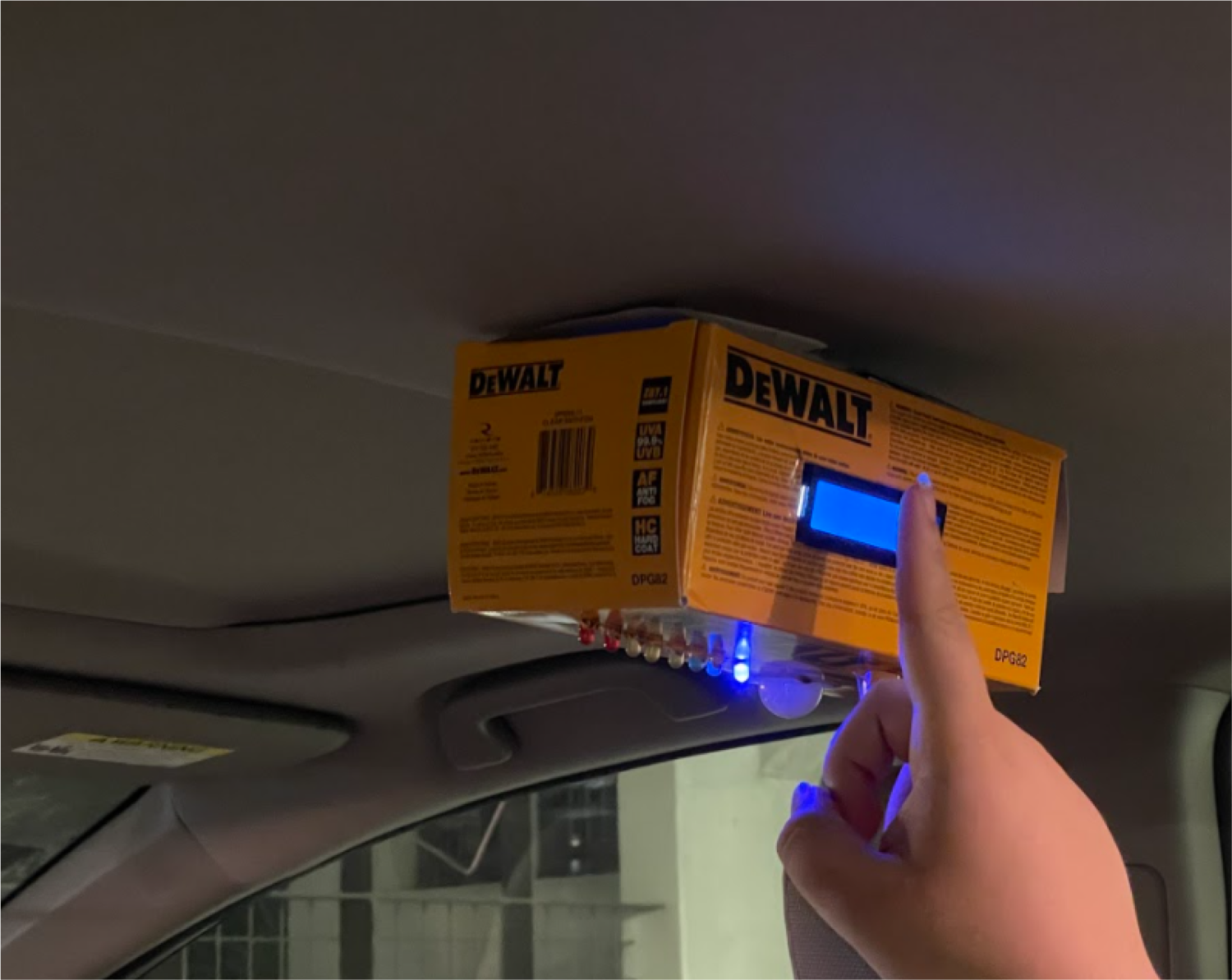 High-fi prototype — 3D prints and vacuum-formed polystyrene